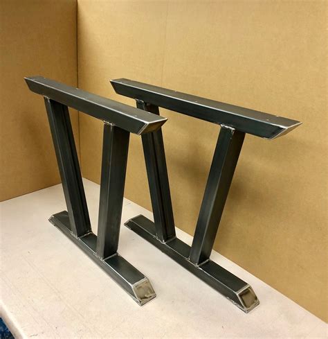 stainless steel box legs|Metal Table Legs, Desk Legs, and Metal Table Bases .